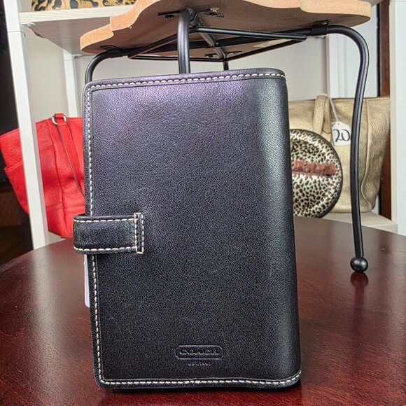 Coach Black Mini Notepad - Picture 11 of 12